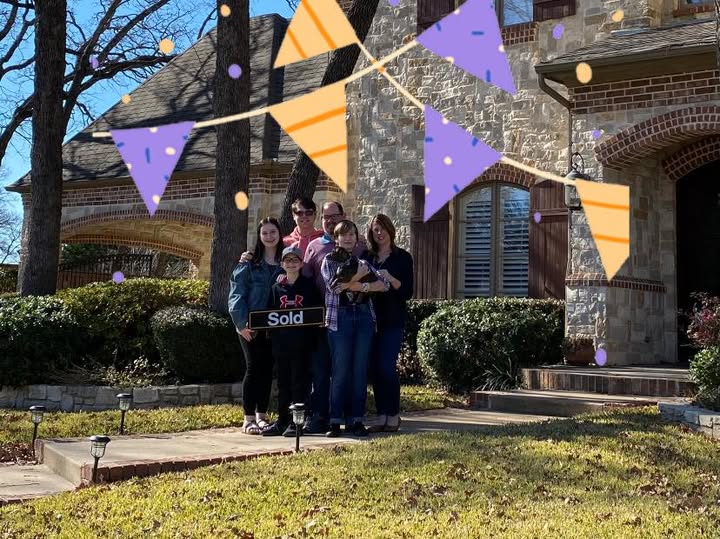 Past clients celebrating a home sale